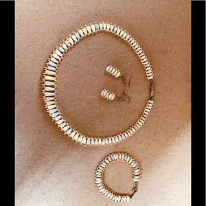 Vintage Mother of Pearl Necklace Set